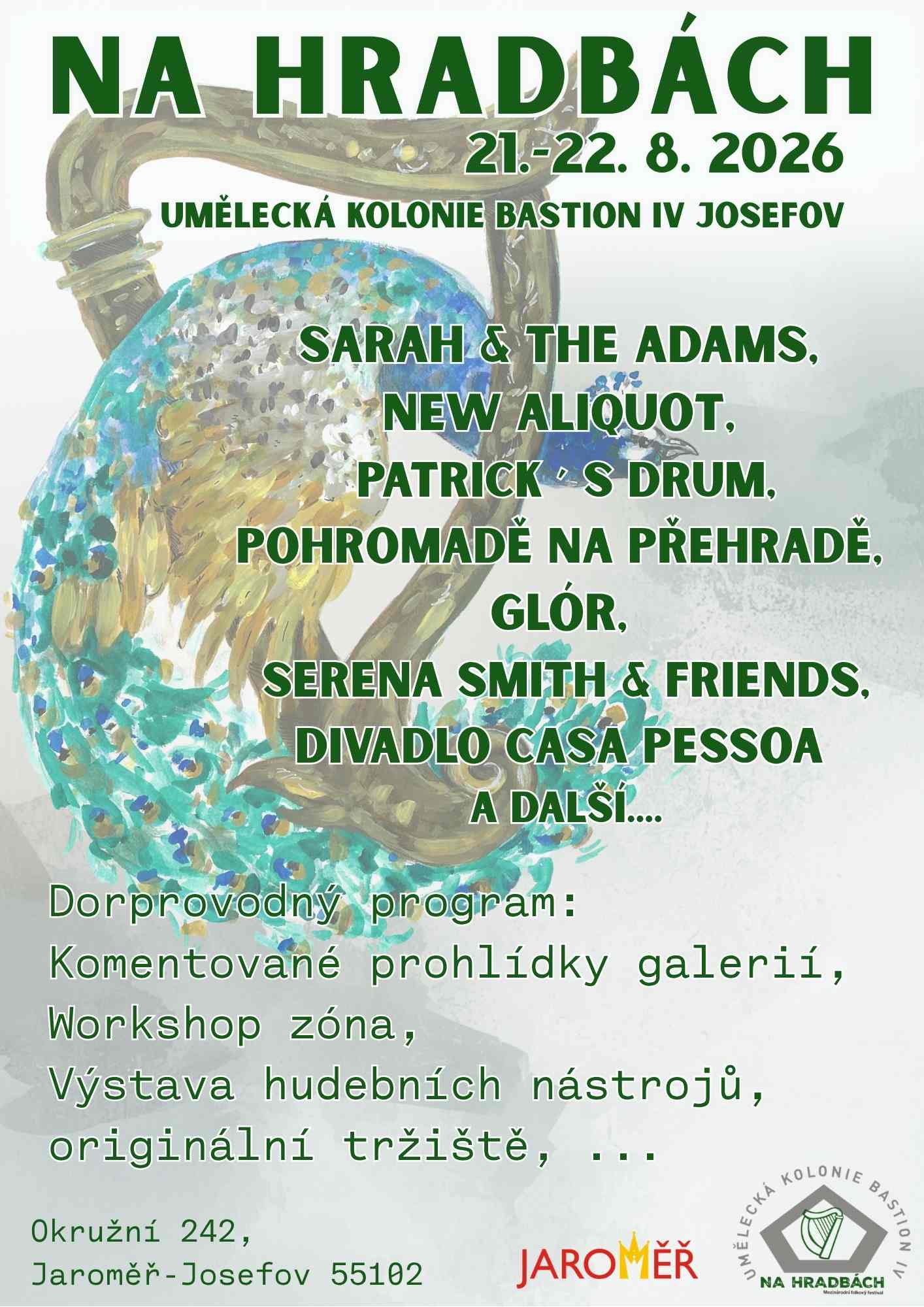 Plakát festivalu Na Hradbách 2026