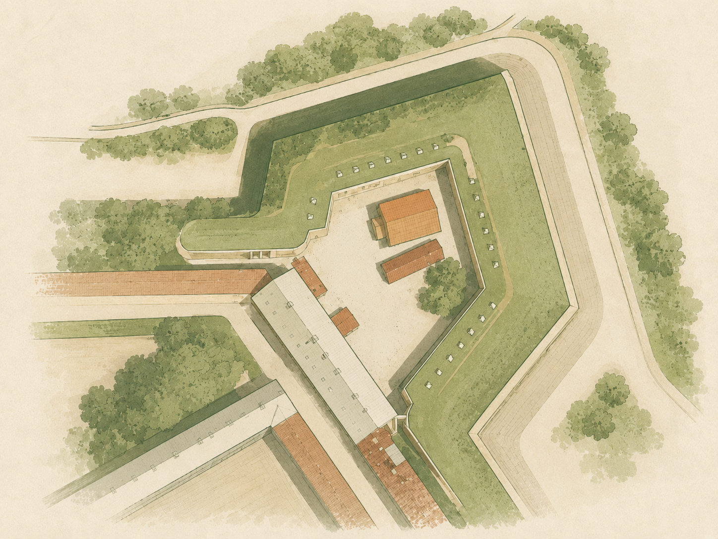 Bastion IV plan — Josefov